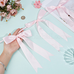 Polyester Bowknot Hanging Banner&nbsp;OFST-WH0004-121B