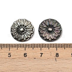 Natural Black Lip Shell Carved Cabochons&nbsp;SSHEL-B006-01B-B