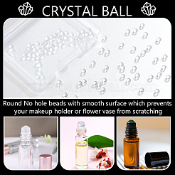 100Pcs Natural Quartz Sphere Beads&nbsp;G-NB0005-51A