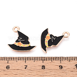 Halloween Theme Alloy Enamel Pendants&nbsp;ENAM-T022-54G-01