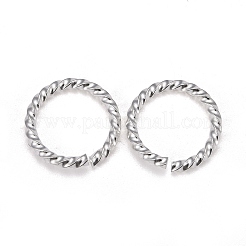 304 Stainless Steel Open Jump Rings&nbsp;LS-STAS-F191-12S-D