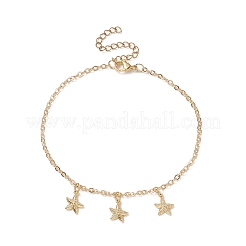 4Pcs 4 Style Natural Shell Beaded Anklets Set&nbsp;AJEW-AN00526