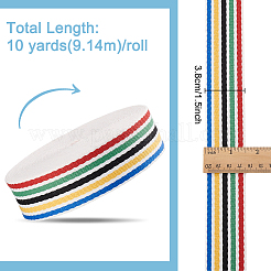 10 Yards Candy Color Polycotton Ribbon&nbsp;OCOR-BC0006-96B