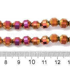 Electroplated Synthetic Non-magnetic Hematite Beads Strands&nbsp;G-I364-L01-02