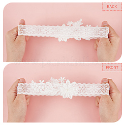 4 Style 4 pcs Polyester Lace Elastic Bridal Garters&nbsp;AJEW-GA0004-01