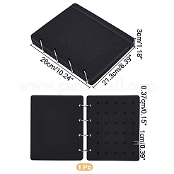 8 Pages Felt Shoe Charms Collection Binder Book&nbsp;AJEW-WH0038-94P-02