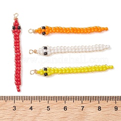Glass Seed Beaded Big Pendants&nbsp;PALLOY-MZ01292