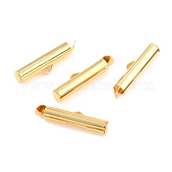 304 Stainless Steel Slide On End Clasp Tubes&nbsp;X-STAS-C044-08B-G