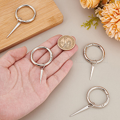 4Pcs 2 Styles Cone Spike Alloy Shoe Charms&nbsp;HJEW-AB00730