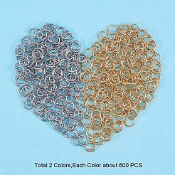 304 Stainless Steel Open Jump Rings&nbsp;STAS-PH0018-15
