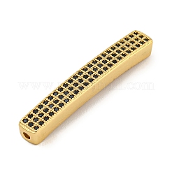 Brass Micro Pave Clear Cubic Zirconia Beads&nbsp;KK-G493-13G-02