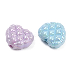 Opaque Acrylic Waffle Beads&nbsp;X-OACR-C022-14