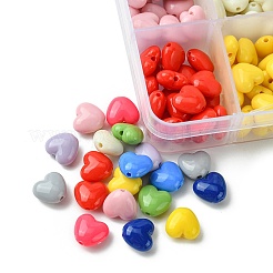 200Pcs 10 Colors Opaque Acrylic Beads&nbsp;OACR-FS0001-44