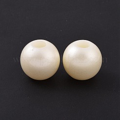 ABS Plastic Imitation Pearl European Beads&nbsp;KY-F019-06A