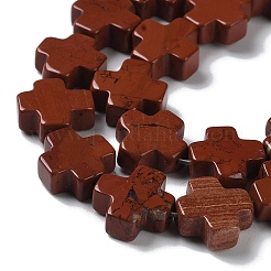 Natural Red Jasper Beads Strands&nbsp;G-M418-B07-01