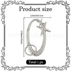 Zinc Alloy Key Clasps&nbsp;FIND-WH20026-009P