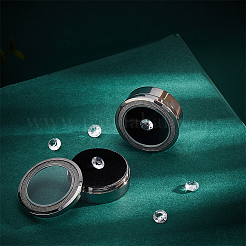 Alloy Loose Diamond Boxes&nbsp;CON-WH0104-11B-B