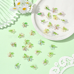 100Pcs Plastic & Acrylic Pendants&nbsp;FIND-SC0019-77