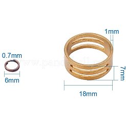 Iron Split Rings Sets&nbsp;IFIN-PH0001-11-6mm