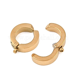 304 Stainless Steel Hoop Earrings Findings&nbsp;STAS-B121-03G