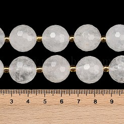 Natural Quartz Crystal Beads Strands&nbsp;G-C249-A14-16mm