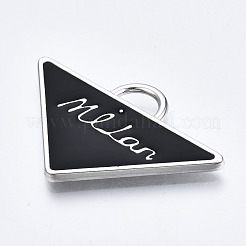 Alloy Enamel Pendants&nbsp;PALLOY-T067-204P-1-RS