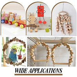 200Pcs Wood Beads&nbsp;WOOD-PH0004-08