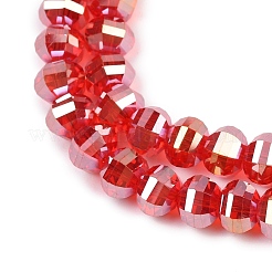 Electroplate Transparent Glass Beads Strands&nbsp;EGLA-B011-08A-AB01