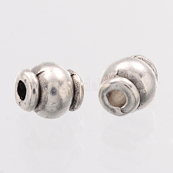 Barrel Tibetan Silver Spacer Beads&nbsp;AB608-NF
