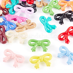 28Pcs 14 Colors Opaque Acrylic Beads&nbsp;MACR-TA0002-30