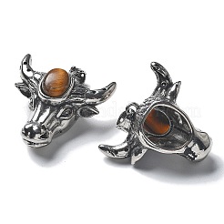 Natural Tiger Eye Pendant&nbsp;G-H083-03AS-02