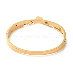 Adjustable Vacuum Plating 304 Stainless Steel Bangles&nbsp;BJEW-F474-08G