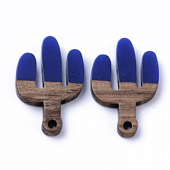 Resin & Walnut Wood Pendants&nbsp;RESI-N025-008A-B03