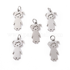 Non-Tarnish 201 Stainless Steel Pendants&nbsp;STAS-S105-LA415-1