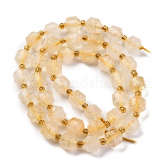 Heated Natural Citrine Beads Strands&nbsp;G-C171-D02-02