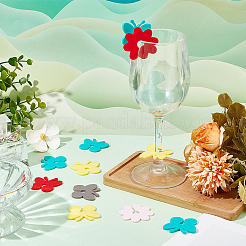 70Pcs 10 Styles Silicone Wine Glass Charms&nbsp;AJEW-SC0002-84