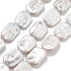Natural Baroque Keshi Pearl Beads Strands&nbsp;PEAR-P064-01F-06A