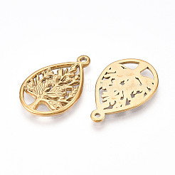304 Stainless Steel Pendants&nbsp;STAS-N109-41G
