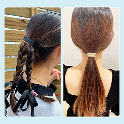 10Pcs 5 Colors Polyester Hair Accessories&nbsp;OHAR-TAD0001-04