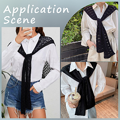 Polyester Wraps for Women&nbsp;AJEW-WH20070-054A