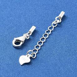 925 Sterling Silver Curb Chain Extender&nbsp;STER-G039-03B-S