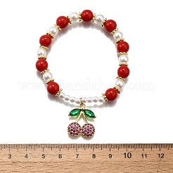 Brass Stretch Bracelets&nbsp;BJEW-C098-03