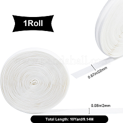 Imitation Nylon Flat Elastic Non-slip Band&nbsp;OCOR-WH0089-02A-02