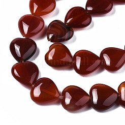 Natural Red Agate Beads Strands&nbsp;X-G-S364-097
