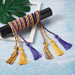 6Pcs 3 Style Polyester Tassel Big Pendant Decorations&nbsp;FIND-TA0001-49