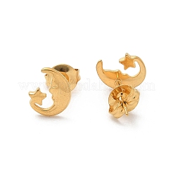 304 Stainless Steel Stud Earrings for Women&nbsp;STAS-Z117-17G-03