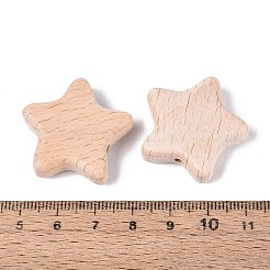 Natural Beech Wood Beads&nbsp;WOOD-Q001-05