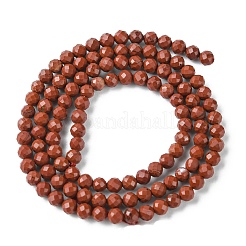 Natural Red Jasper Beads Strands&nbsp;LS-G-F748-H01-02