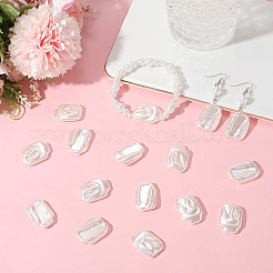 100Pcs ABS Plastic Imitation Pearl Beads&nbsp;OACR-LT0001-04