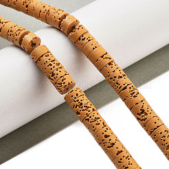 Natural Lava Rock Dyed Beads Strands&nbsp;G-K375-G10-01